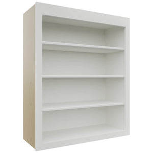 Fabuwood Luxe Frost WOS3036 Wall Open Shelf, Front View
