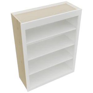Fabuwood Luxe Frost WOS3039 Wall Open Shelf, Top View