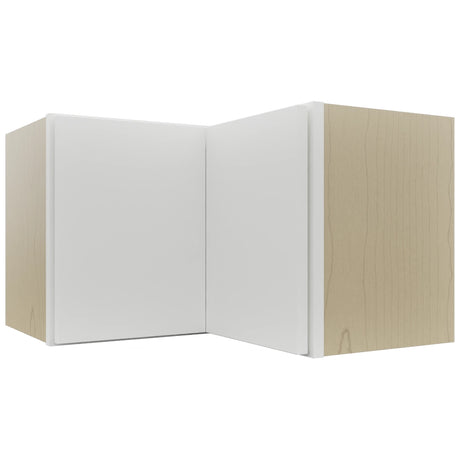 Fabuwood Luxe Frost WPC2415 Wall Corner Pie Cabinet, Front View