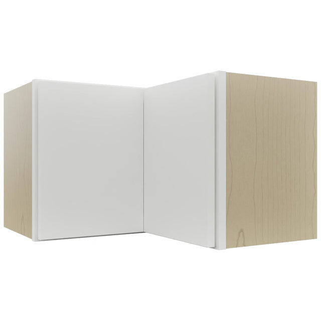 Fabuwood Luxe Frost WPC2415 Wall Corner Pie Cabinet, Front View