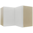 Fabuwood Luxe Frost WPC2418 Wall Corner Pie Cabinet, Front View