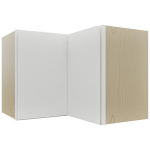 Fabuwood Luxe Frost WPC2418 Wall Corner Pie Cabinet, Front View