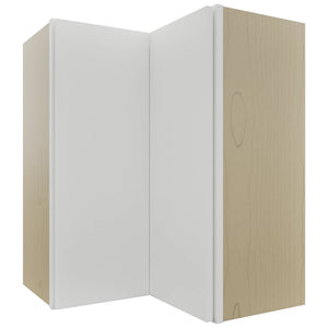 Fabuwood Luxe Frost WPC2430 Wall Corner Pie Cabinet, Front View