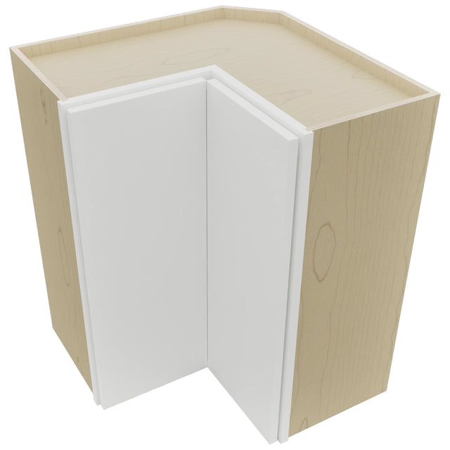 Fabuwood Luxe Frost WPC2430 Wall Corner Pie Cabinet, Top View