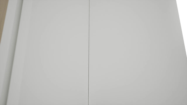 Fabuwood Luxe Frost WPC2430 Wall Corner Pie Cabinet, Detail View