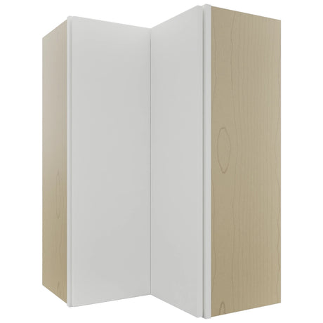 Fabuwood Luxe Frost WPC2436 Wall Corner Pie Cabinet, Front View