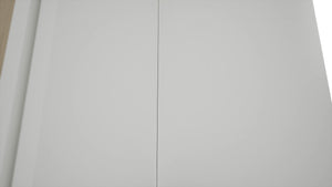 Fabuwood Luxe Frost WPC2436 Wall Corner Pie Cabinet, Detail View