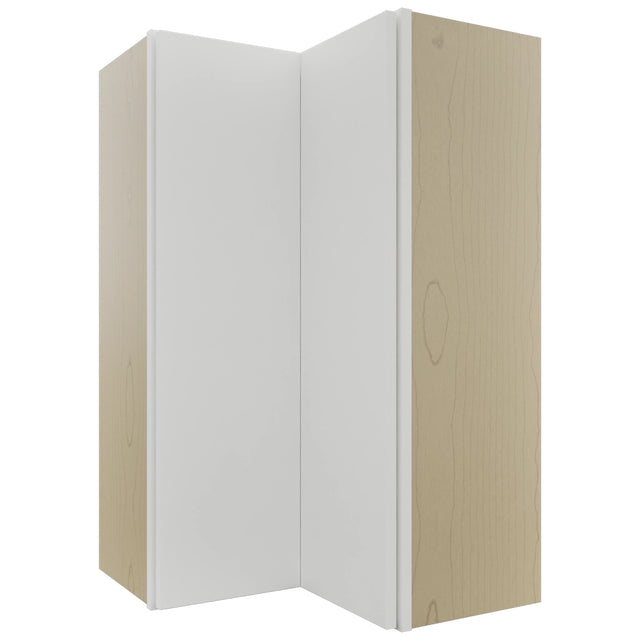 Fabuwood Luxe Frost WPC2439 Wall Corner Pie Cabinet, Front View