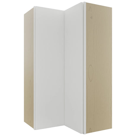 Fabuwood Luxe Frost WPC2442 Wall Corner Pie Cabinet, Front View