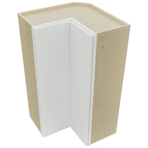 Fabuwood Luxe Frost WPC2442 Wall Corner Pie Cabinet, Top View