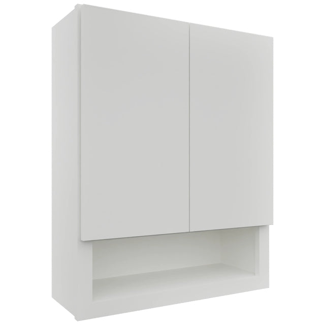 Fabuwood Luxe Frost WVS2430 Vanity Wall Storage, Front View