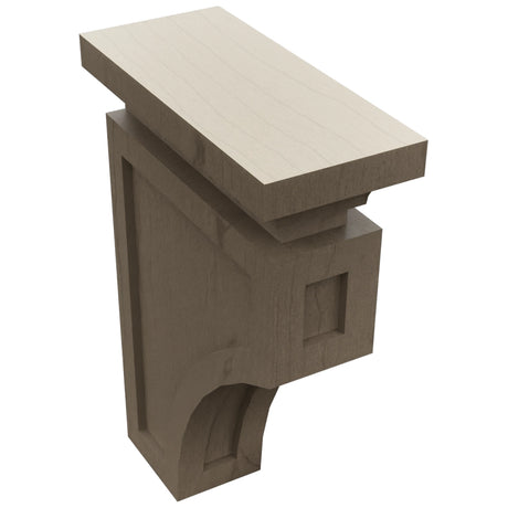 Fabuwood Mocha CMCB Corbel, Top View