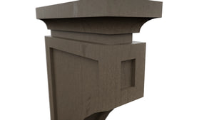Fabuwood Mocha CMCB Corbel, Detail View