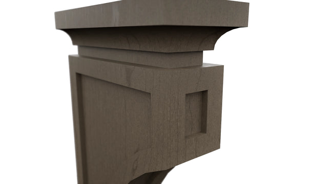 Fabuwood Mocha CMCB Corbel, Detail View