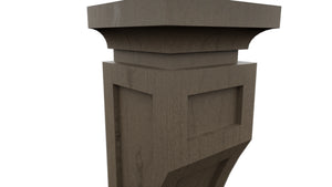 Fabuwood Mocha CML Corbel, Detail View