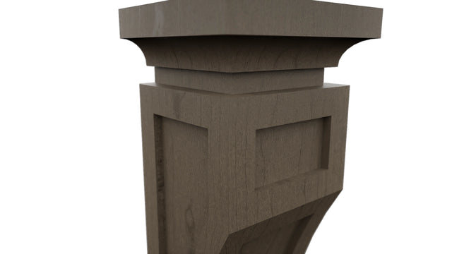 Fabuwood Mocha CML Corbel, Detail View