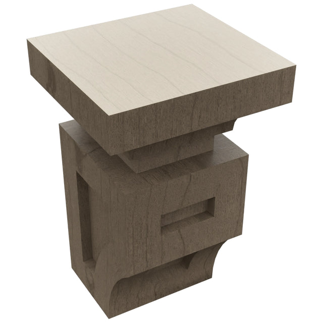 Fabuwood Mocha CMS Corbel, Top View