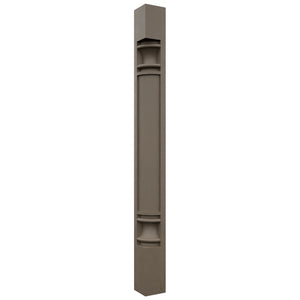 Fabuwood Mocha CP36 Base Post, Front View