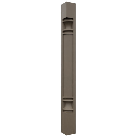 Fabuwood Mocha CP36 Base Post, Front View