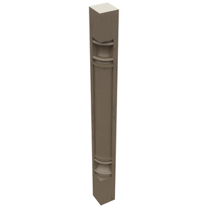 Fabuwood Mocha CP36 Base Post, Top View