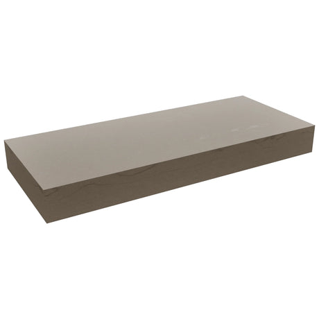 Fabuwood Mocha FLS24 Wall Floating Shelf, Front View