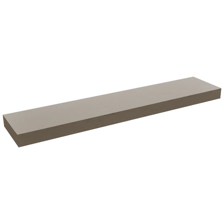 Fabuwood Mocha FLS48 Wall Floating Shelf, Front View