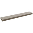 Fabuwood Mocha FLS60 Wall Floating Shelf, Front View