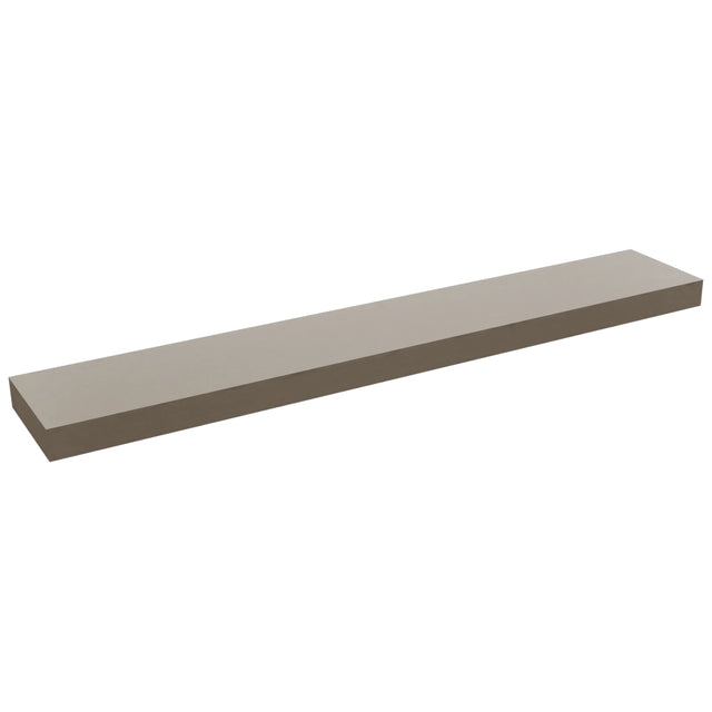 Fabuwood Mocha FLS60 Wall Floating Shelf, Front View