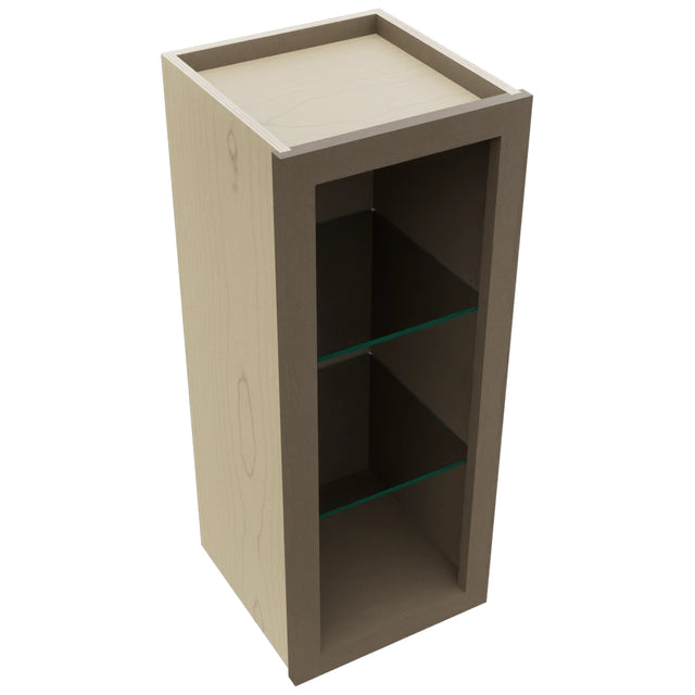 Fabuwood Mocha NDW1230 Wall Standard No Door Cabinet, Top View