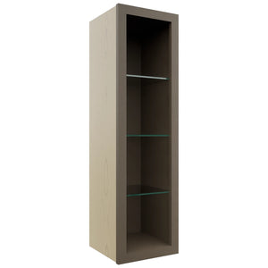 Fabuwood Mocha NDW1242 Wall Standard No Door Cabinet, Front View