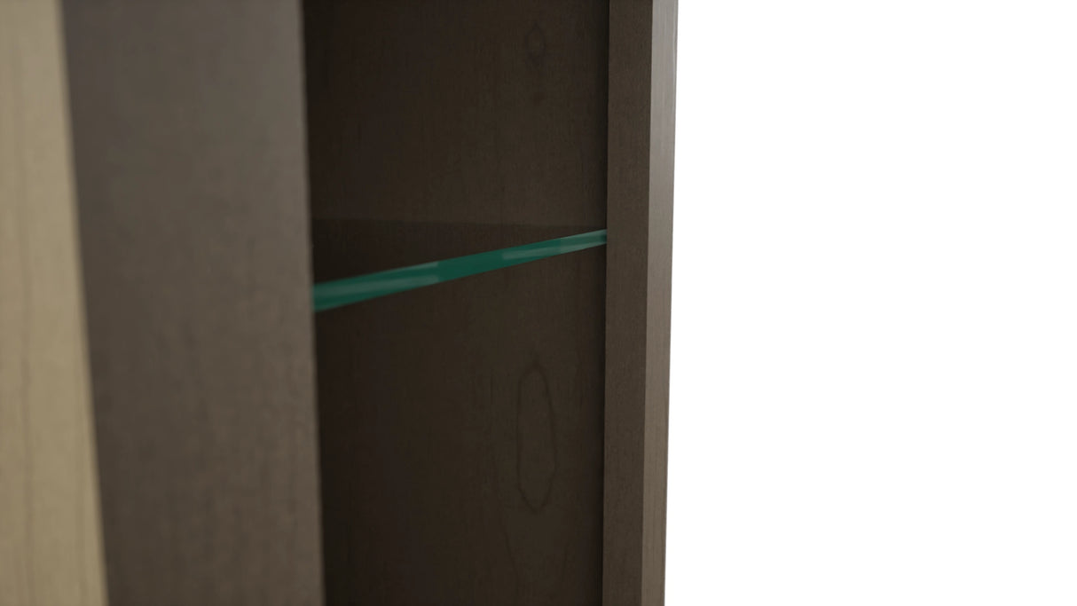 Fabuwood Mocha NDW1242 Wall Standard No Door Cabinet, Detail View