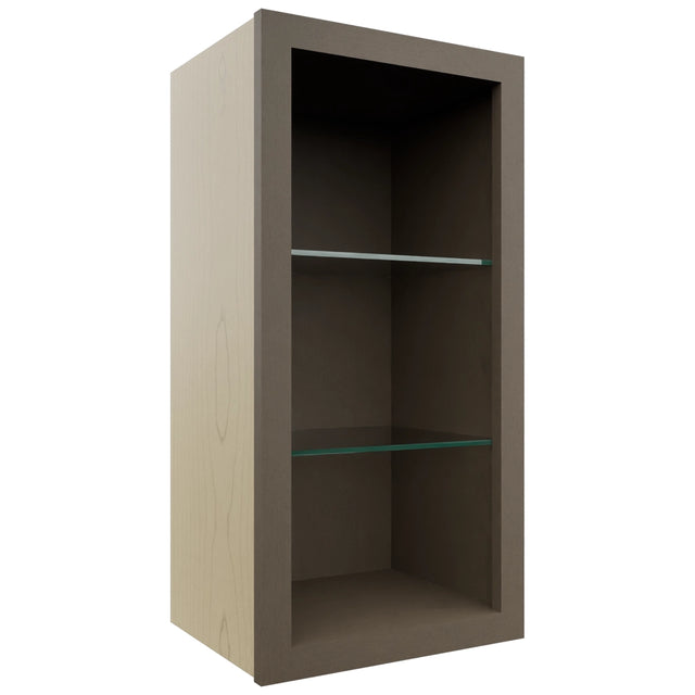 Fabuwood Mocha NDW1530 Wall Standard No Door Cabinet, Front View