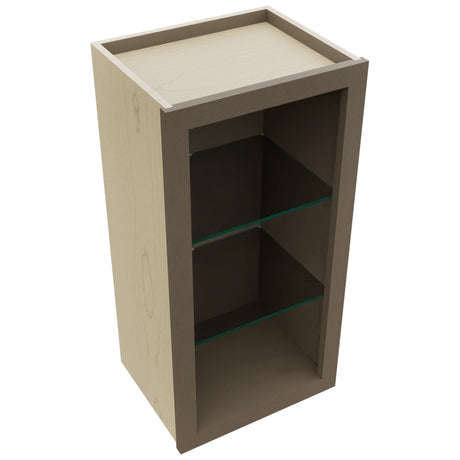 Fabuwood Mocha NDW1530 Wall Standard No Door Cabinet, Top View