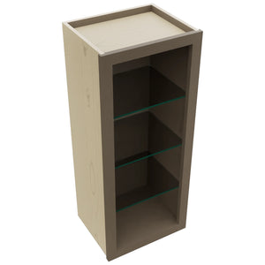 Fabuwood Mocha NDW1536 Wall Standard No Door Cabinet, Top View