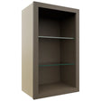 Fabuwood Mocha NDW1830 Wall Standard No Door Cabinet, Front View