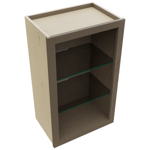 Fabuwood Mocha NDW1830 Wall Standard No Door Cabinet, Top View