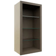 Fabuwood Mocha NDW1836 Wall Standard No Door Cabinet, Front View