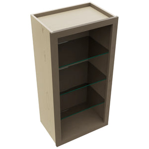 Fabuwood Mocha NDW1836 Wall Standard No Door Cabinet, Top View