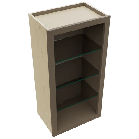 Fabuwood Mocha NDW1836 Wall Standard No Door Cabinet, Top View