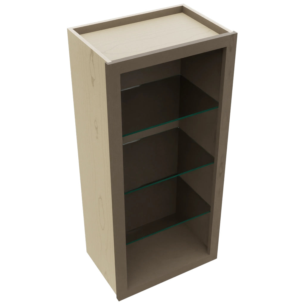 Fabuwood Mocha NDW1839 Wall Standard No Door Cabinet, Top View