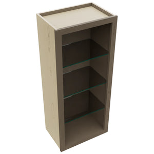 Fabuwood Mocha NDW1842 Wall Standard No Door Cabinet, Top View