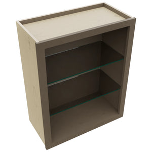Fabuwood Mocha NDW2430 Wall Standard No Door Cabinet, Top View