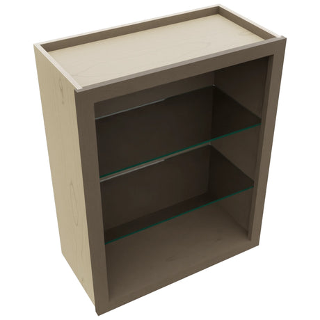 Fabuwood Mocha NDW2430 Wall Standard No Door Cabinet, Top View