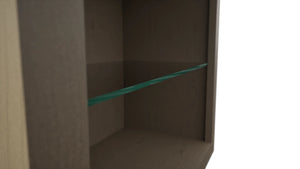 Fabuwood Mocha NDW2430 Wall Standard No Door Cabinet, Detail View
