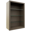 Fabuwood Mocha NDW2436 Wall Standard No Door Cabinet, Front View