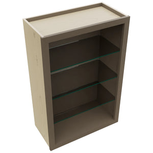Fabuwood Mocha NDW2436 Wall Standard No Door Cabinet, Top View