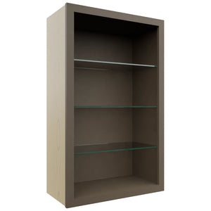 Fabuwood Mocha NDW2439 Wall Standard No Door Cabinet, Front View