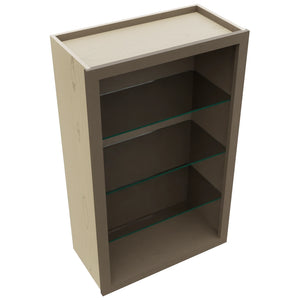 Fabuwood Mocha NDW2439 Wall Standard No Door Cabinet, Top View