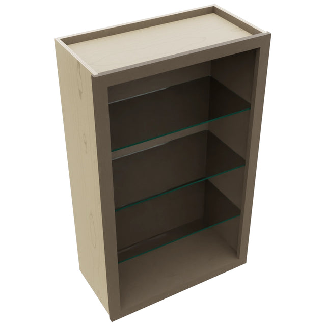 Fabuwood Mocha NDW2439 Wall Standard No Door Cabinet, Top View