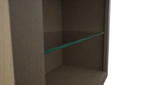 Fabuwood Mocha NDW2439 Wall Standard No Door Cabinet, Detail View